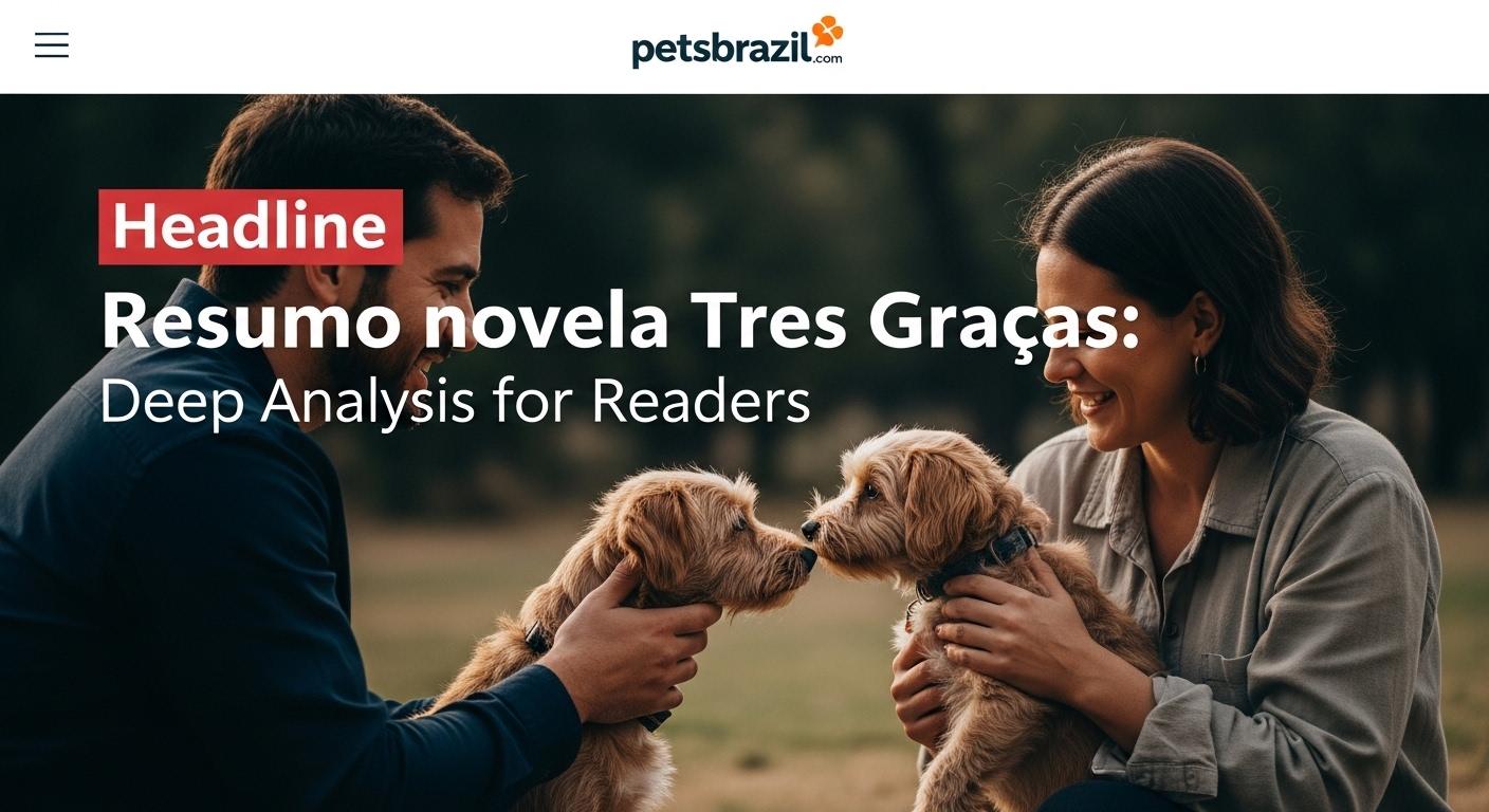 Pet-friendly living room with dog and cat watching TV, editorial setup for a Brazilian audience.